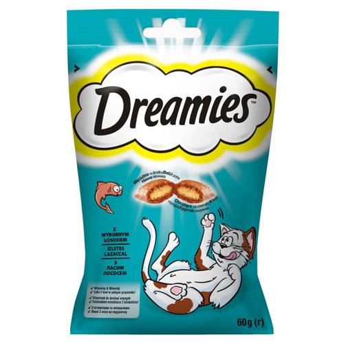Dreamies z Wyśmienitym Łososiem 60g