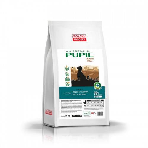 PUPIL Premium GLUTEN FREE Mini bogata w łososia 10 kg