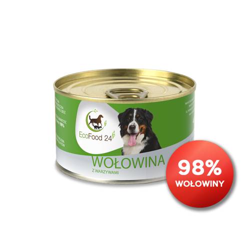 Konserwa dla psa - Wołowina z warzywami 410g