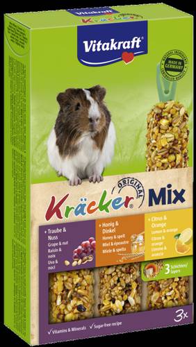 Vitakraft Kracker 3szt. cytrusy/orzechy/miód dla kawii