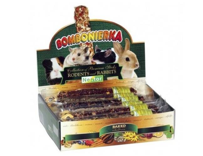 NESTOR Bombonierka premium dla gryzoni i królików 12 szt.