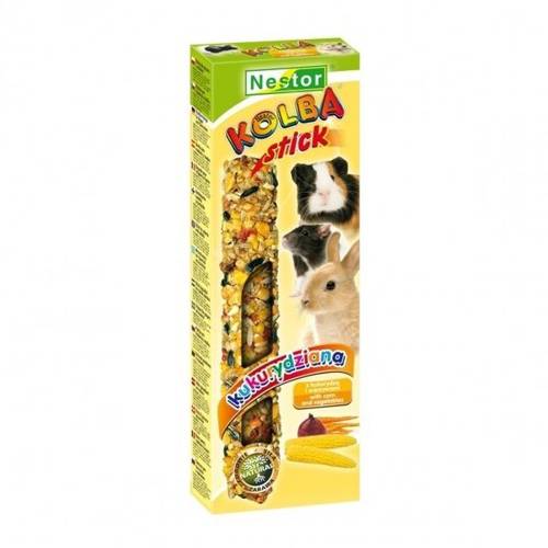 Nestor kolba dla gryzoni i królików z kukurydzą i warzywami
