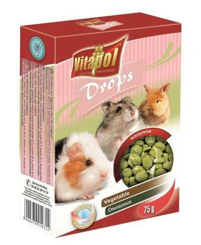 Vitapol dropsy dla gryzoni mix smaków 6x75g