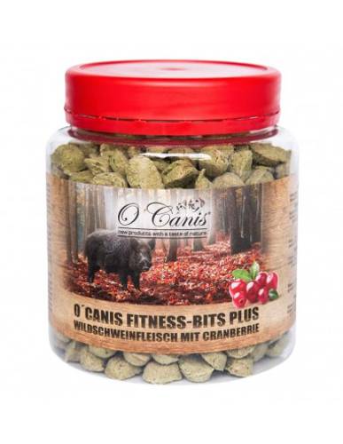 O'canis Fitness Bits PLUS Dzik z Żurawiną 300g dobre przysmaki dla psa