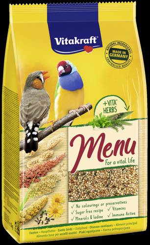 Vitakraft Menu Vital pokarm dla ptaków egzotycznych 1kg