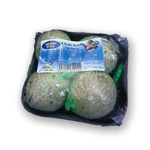 Megan 4 DUŻE Kule tłuszczowe dla ptaków zimujących