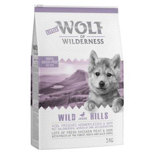 Little Wolf of Wilderness Junior Wild Hills 5 x 1 kg