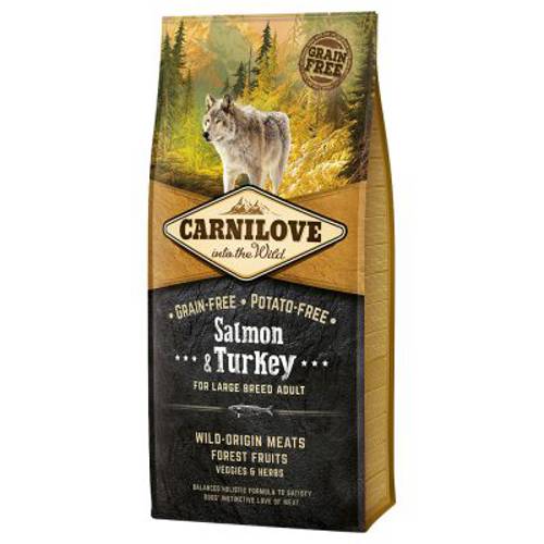 Carnilove Adult Large Breed Salmon and Turkey, łosoś i indyk 12 kg