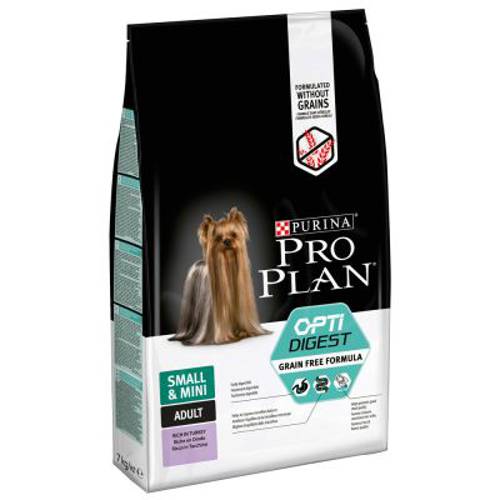 Pro Plan OptiDigest Small & Mini Adult, bez zbóż 2 x 7 kg