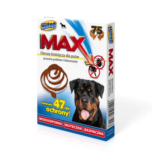 Hilton obroża przeciw pchłom i kleszczom dla psa 75cm