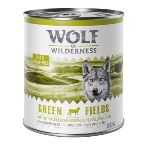Wolf of Wilderness Adult, 6 x 800 g Oak Woods, dzik