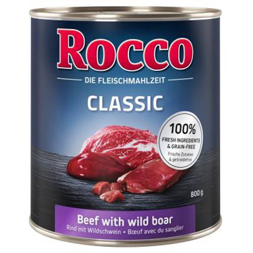 Rocco Classic, 6 x 800 g Wołowina i kurczak