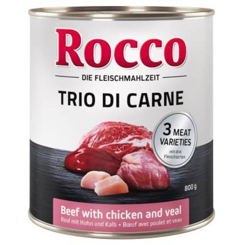Rocco Classic Trio di Carne edycja specjalna Pakiet mieszany, 6 x 800 g