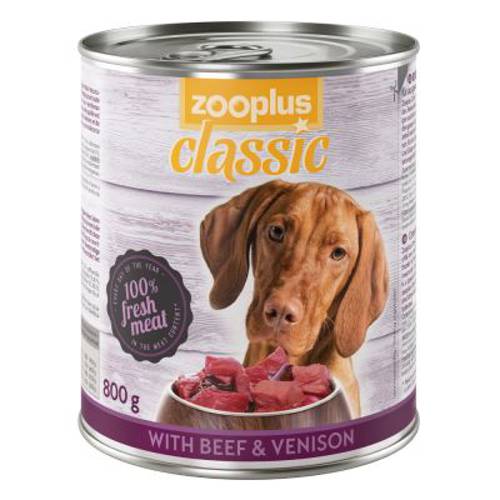 zooplus Classic z dziczyzną i wołowiną 6 x 400 g