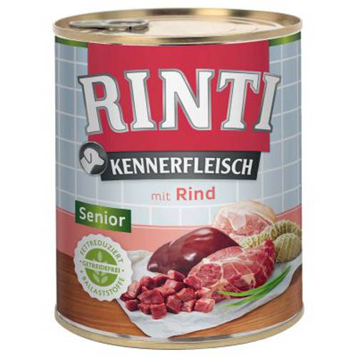Megapakiet RINTI Senior, 24 x 800 g Kurczak