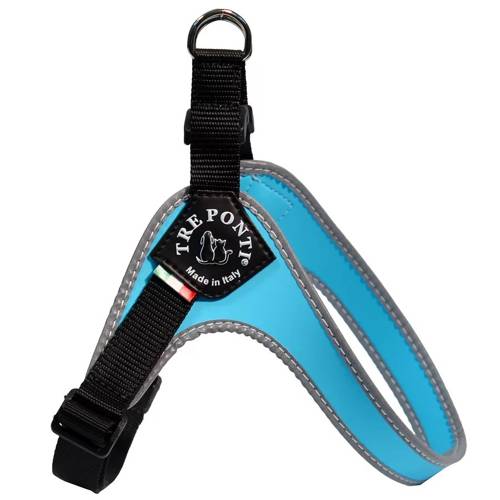 Szelki Easy Fit Regulowane Pod Brzuchem Niebieskie - Tre Ponti