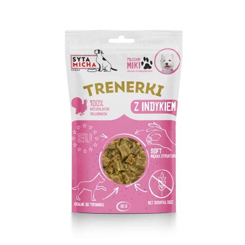 Treningówki z indykiem dla psa 80g