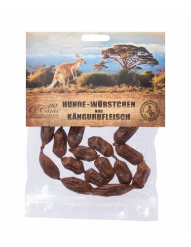 O'Canis Mini Kiełbaski z Kangura 100g dobry przysmak dla psa