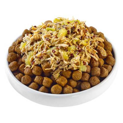 Applaws Taste Toppers w bulionie, 12 x 85 g Kurczak z brokułem, jabłkiem i komosą ryżową