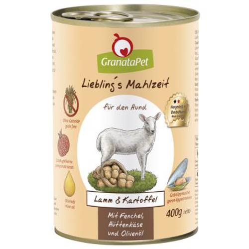 Mieszany pakiet GranataPet Liebling's Mahlzeit 6 x 400 g