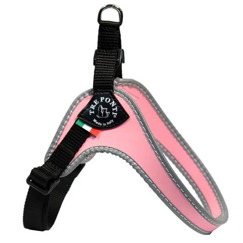 Szelki Easy Fit Regulowane Pod Brzuchem Różowe - Tre Ponti