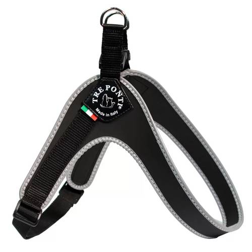 Szelki Easy Fit Regulowane Pod Brzuchem Czarne - Tre Ponti