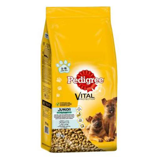 Pedigree Junior Maxi, z kurczakiem i ryżem 15 kg