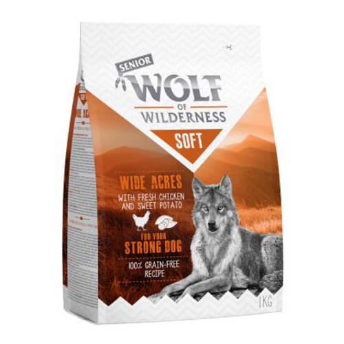 Wolf of Wilderness Senior „Soft – Wide Acres”, kurczak 5 x 1 kg