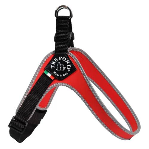 Szelki Easy Fit Regulowane Pod Brzuchem Czerwone - Tre Ponti