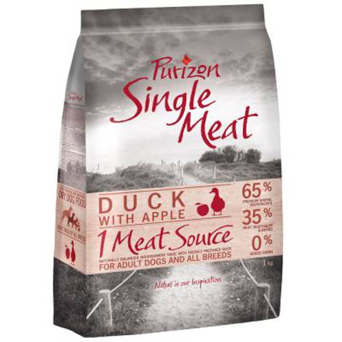 Purizon Single Meat Adult, kaczka z jabłkiem, bez zbóż 12 kg
