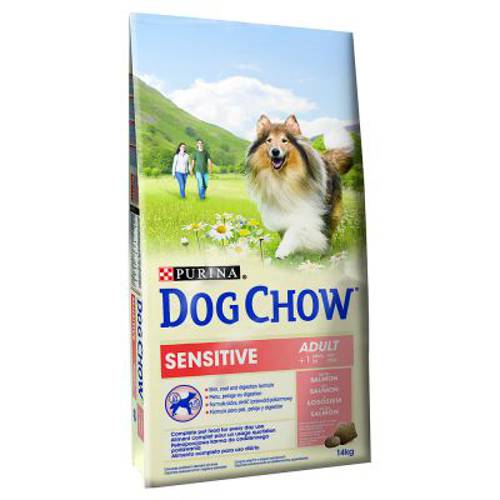 Purina Dog Chow Adult Sensitive Salmon, łosoś 14 kg