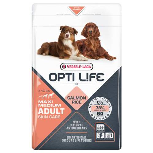 Opti Life Adult Skin Care Medium & Maxi 2 x 12,5 kg