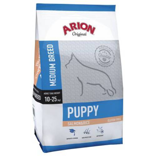 Arion Original Puppy Medium Breed, łosoś i ryż 12 kg