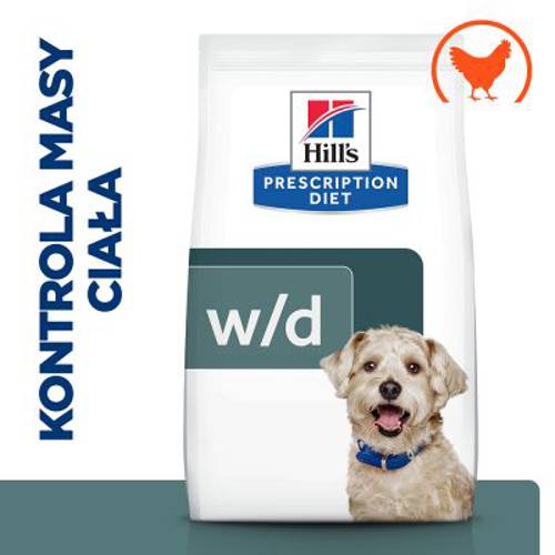 Hill's Prescription Diet w/d Diabetes Care, kurczak 10 kg