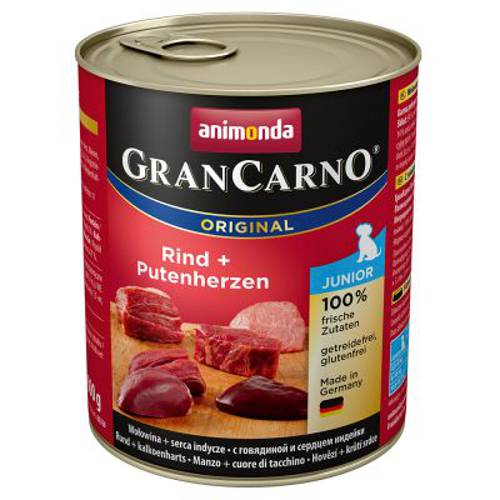 Megapakiet Animonda GranCarno Original Junior, 24 x 800 g 2 smaki