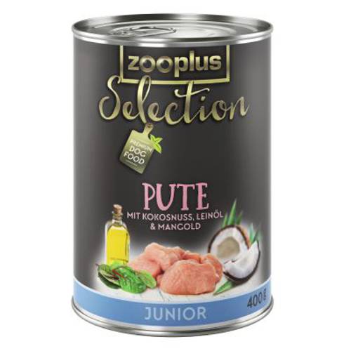 zooplus Selection Junior, indyk 6 x 400 g
