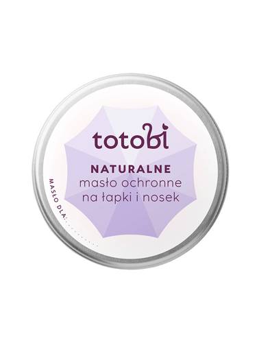 Naturalne masło ochronne na łapki i nosek z olejkiem lawendowym TOTOBI
