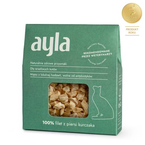 Przysmaki dla kota Ayla | Filet z piersi kurczaka | Liofilizowany