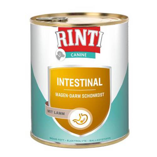 RINTI Canine Intestinal z jagnięciną 6 x 800 g