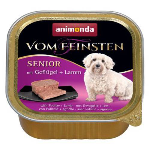Animonda vom Feinsten Senior, 6 x 150 g Drób z jagnięciną