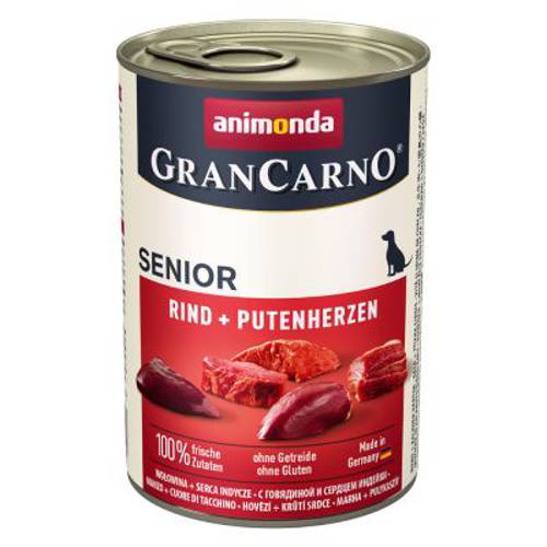 Megapakiet Animonda GranCarno Original Senior, 24 x 400 g Wołowina i jagnięcina