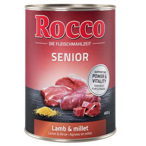 Rocco Senior, 6 x 400 g Jagnięcina z prosem