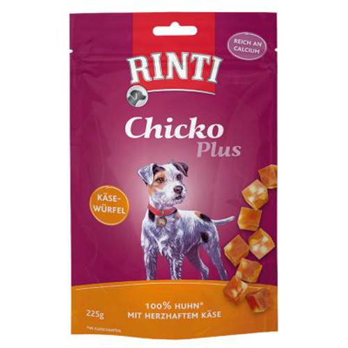 RINTI Extra Chicko Plus, kosteczki serowe 225 g