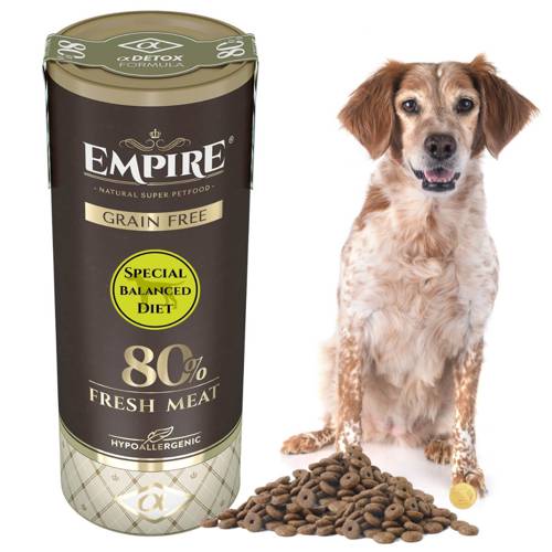 EMPIRE Hipoalergiczna Karma dla | Seniory | Psy po Kastracji | Psy z Nadwagą | Wszystkie Rasy 300g