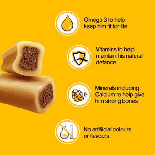 Pedigree Jumbone (Riesenknochen), z kurczakiem Medium, 12 x 180 g (12 x 2 szt.)