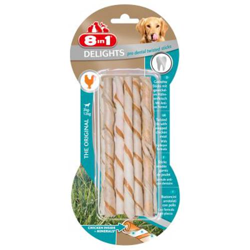 8in1 Delights Pro Dental Twisted Sticks 70 sztuk