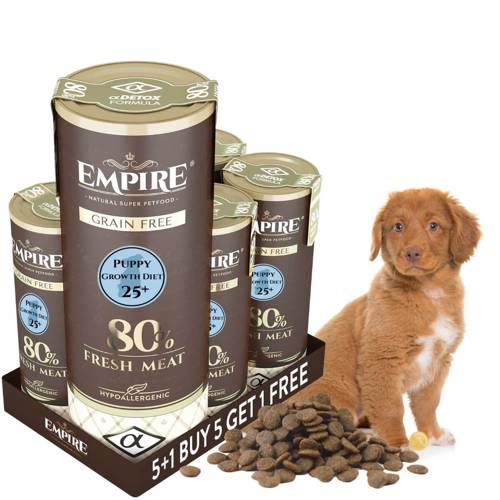 EMPIRE Hipoalergiczna Karma dla Szczeniaków i Juniorów Dużych Ras |340g 5+1 PROMO|