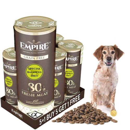 EMPIRE Hipoalergiczna Karma dla | Seniory | Psy po Kastracji | Psy z Nadwagą | 6x300g | 5+1 PROMO|!