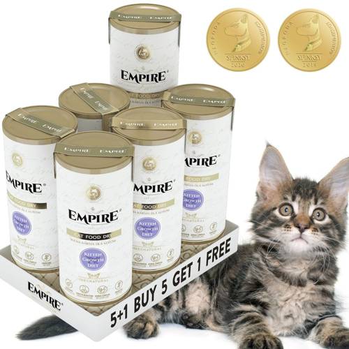 EMPIRE Hipoalergiczna Karma dla Kociąt i Kotek Karmiących |340g 5+1 PROMO