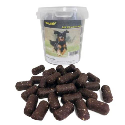 Caniland kiełbaski jagnięcie z aromatem dymu wędzarniczego 6 x 500 g